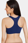 Zivame Girls Double Layered Non Wired Full Coverage Racerback Beginner Sports Bra (Pack of 2) - Multicolor — thumbnail 6